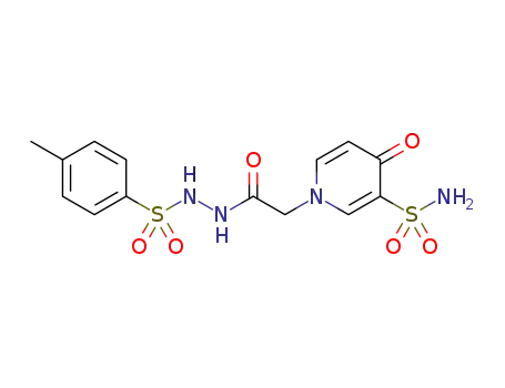 1,4-dihydro-1-[(p-toluenesulfonylhydrazinocarbonyl)methyl]-4-oxo-3-pyridinesulfonamide
