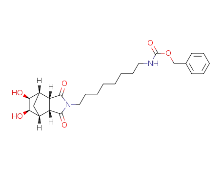 benzyl [2-(5,6-dihydroxy-1,3-dioxooctahydro-2H-4,7-methanoisoindol-2-yl)octyl]carbamate