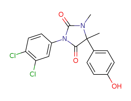 1-(3,4-dichlorophenyl)-3,4-dimethyl-4-(4-hydroxyphenyl)imidazolidine-2,5-dione