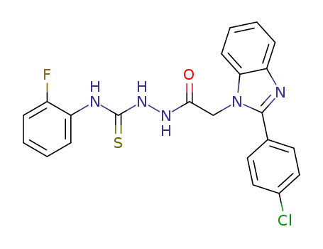 C<sub>22</sub>H<sub>17</sub>ClFN<sub>5</sub>OS