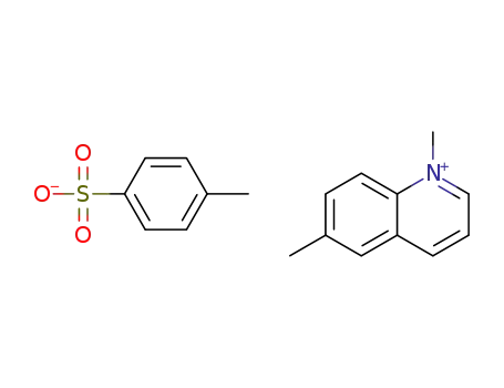 Molecular Structure of 72076-53-0 (1,6-dimethylquinolinium 4-methylbenzenesulfonate)