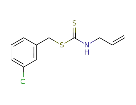 Molecular Structure of 1448156-36-2 (3-chlorobenzyl N-allylcarbamodithioate)