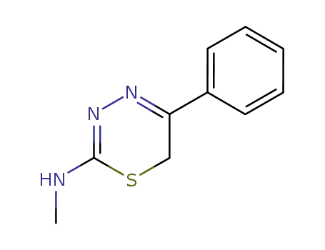 6H-1,3,4-Thiadiazin-2-amine, N-methyl-5-phenyl-