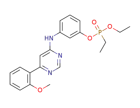 ethyl 3-{[6-(2-methoxyphenyl)pyrimidin-4-yl]amino}phenyl ethylphosphonate