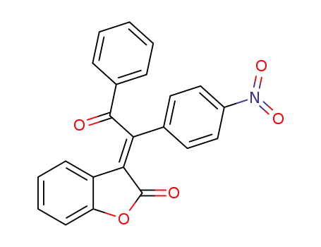 (E)-3-(1-(4-nitrophenyl)-2-oxo-2-phenylethylidene)benzofuran-2(3H)-one