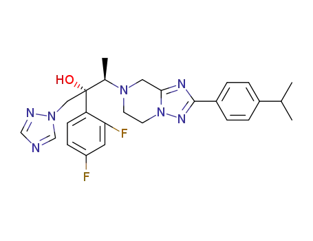 (2R,3R)-3-(2-(4-isopropylphenyl)-5,6-dihydro-[1,2,4]triazolo[1,5-a]pyrazin-7(8H)-yl)-2-(2,4-difluoro-phenyl)-1-(1H-1,2,4-triazol-1-yl)butan-2-ol