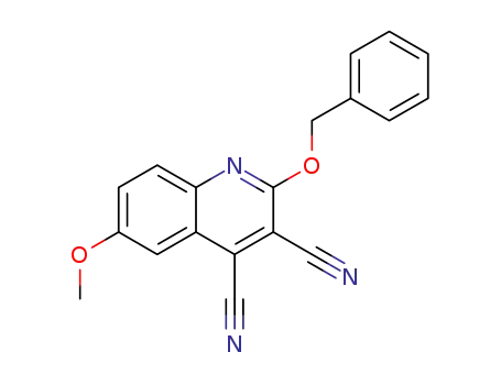 2-benzyloxy-6-methoxyquinoline-3,4-dicarbonitrile
