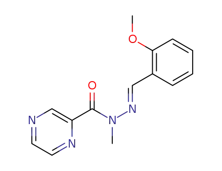 Molecular Structure of 1448960-32-4 (N'-(2-methoxybenzylidene)-N-methylpyrazine-2-carbohydrazide)