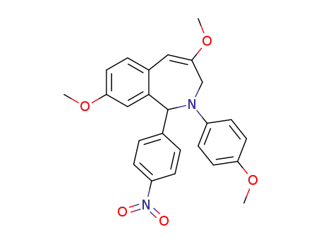 4,8-dimethoxy-2-(4-methoxyphenyl)-1-(4-nitrophenyl)-2,3-dihydro-1H-benz[c]azepine
