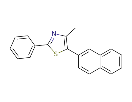 4-methyl-5-(naphthalen-2-yl)-2-phenylthiazole