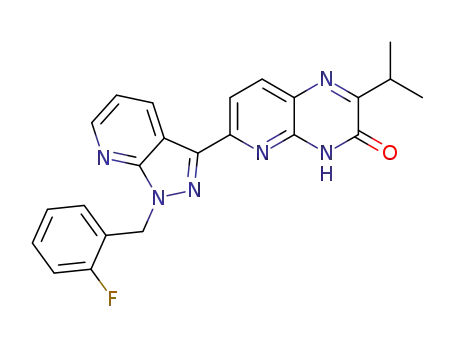 6-[1-(2-fluorobenzyl)-1H-pyrazolo[3,4-b]pyridin-3-yl]-2-isopropylpyrido[2,3-b]pyrazin-3(4H)-one