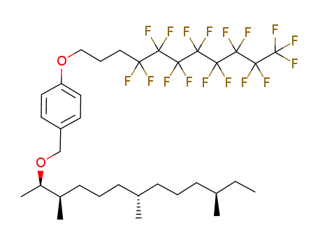 (1R,2R,6S,10R)-1-(4,4,5,5,6,6,7,7,8,8,9,9,10,10,11,11,11-heptadecafluoroundecyl-oxy)-4-(1,2,6,10-tetramethyldodecyloxymethyl)benzene