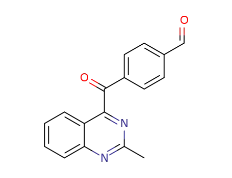 Molecular Structure of 1452815-41-6 (4-(2-methylquinazoline-4-carbonyl)benzaldehyde)