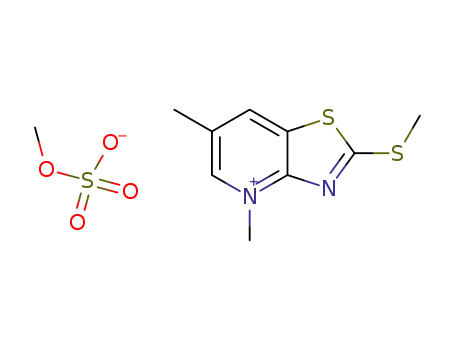 CH<sub>3</sub>O<sub>4</sub>S<sup>(1-)</sup>*C<sub>9</sub>H<sub>11</sub>N<sub>2</sub>S<sub>2</sub><sup>(1+)</sup>