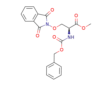 O-(1,3-dihydro-1,3-dioxo-2H-isoindol-2-yl)-N[(phenylmethoxy)carbonyl]-L-serine methyl ester