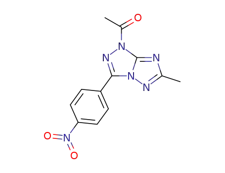 1-acetyl-6-methyl-3-(4-nitrophenyl)-[1,2,4]triazolo[3,2-c][1,2,4]triazole