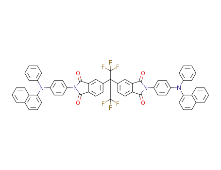 4,4'-hexafluoroisopropylidenebis[4-(N-phenyl-N-naphth-1-ylamino)phenylphthalimide]
