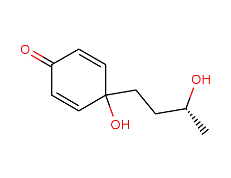 Molecular Structure of 1195113-90-6 ((R)-4-(3-hydroxybutyl)-4-hydroxy-2,5-cyclohexadien-1-one)
