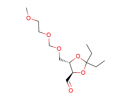 (4R,5S)-2,2-Diethyl-5-(2-methoxy-ethoxymethoxymethyl)-[1,3]dioxolane-4-carbaldehyde