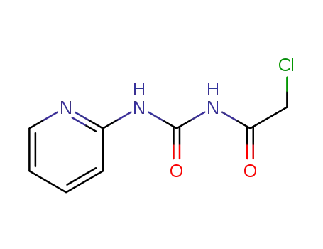 Molecular Structure of 652992-39-7 (Acetamide, 2-chloro-N-[(2-pyridinylamino)carbonyl]-)