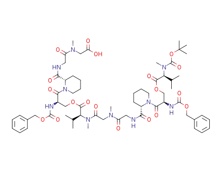 C<sub>61</sub>H<sub>88</sub>N<sub>10</sub>O<sub>19</sub>