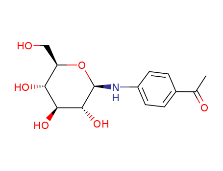 1-[4-[[(2R,5S)-3,4,5-trihydroxy-6-(hydroxymethyl)oxan-2-yl]amino]phenyl]ethanone