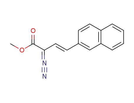 3-Butenoic acid, 2-diazo-4-(2-naphthalenyl)-, methyl ester, (3E)-