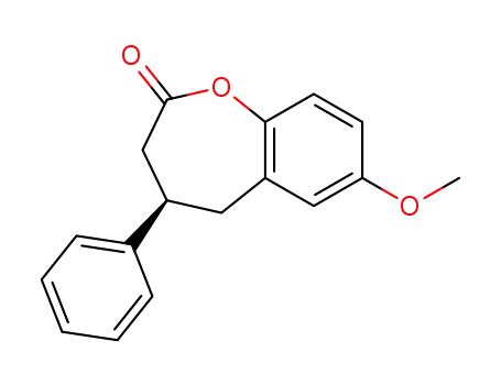 (R)-7-methoxy-4-phenyl-4,5-dihydrobenzo[b]oxepin-2(3H)-one