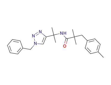 N-(2-(1-benzyl-1H-1,2,3-triazol-4-yl)propan-2-yl)-2,2-dimethyl-3-(p-tolyl)propanamide