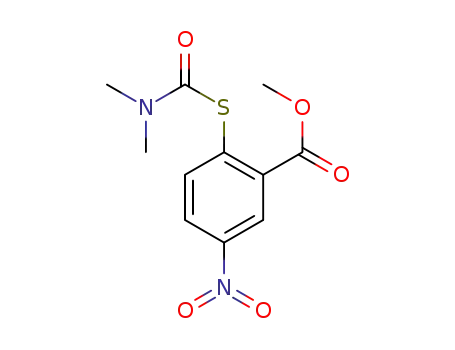 2-dimethylcarbamoylsulfanyl-5-nitrobenzoic acid methyl ester