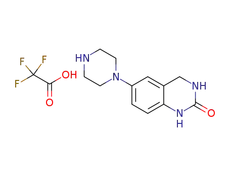 6-(piperazin-1-yl)-3,4-dihydroquinazolin-2(1H)-one trifluoroacetic acid salt