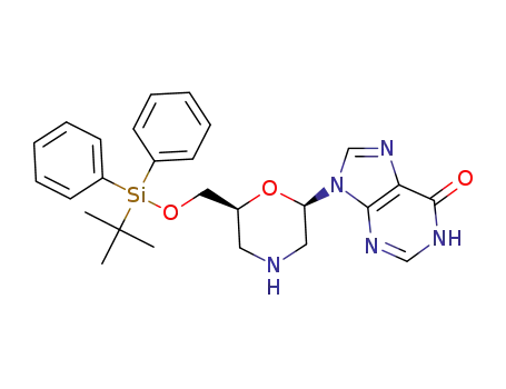 7-O-(tert-butyldiphenylsilyl)morpholinoinosine
