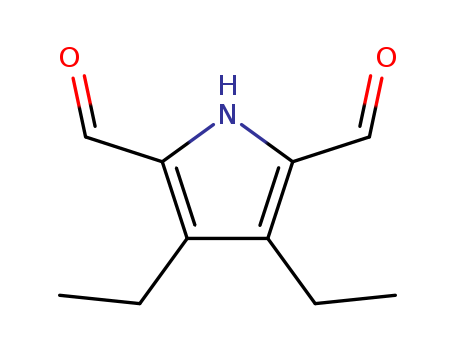1H-Pyrrole-2,5-dicarboxaldehyde,3,4-diethyl-