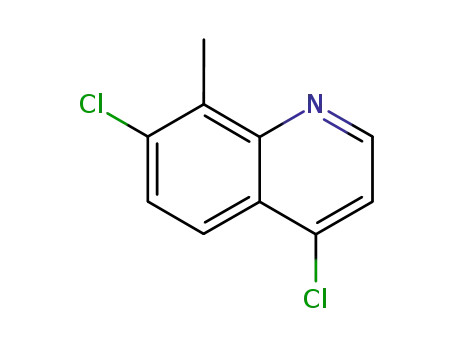 Molecular Structure of 643039-79-6 (4,7-DICHLORO-8-METHYLQUINOLINE)