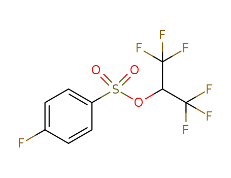 2,2,2-trifluoro-1-(trifluoromethyl)ethyl 4-fluorophenylsulfonate