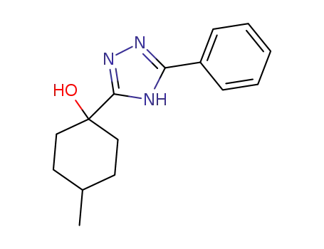 4-methyl-1-(5-phenyl-4H-1,2,4-triazol-3-yl)cyclohexanol