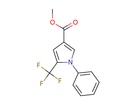 methyl 1-phenyl-5-(trifluoromethyl)-1H-pyrrole-3-carboxylate