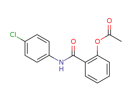 Molecular Structure of 17892-92-1 (Benzamide, 2-(acetyloxy)-N-(4-chlorophenyl)-)