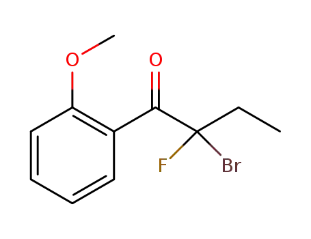 2-bromo-2-fluoro-1-(2-methoxyphenyl)butan-1-one