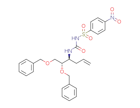 (-)-N-(((2S,3S)-1,2-bis(benzyloxy)hex-5-en-3-yl)carbamoyl)-4-nitrobenzenesulfonamide