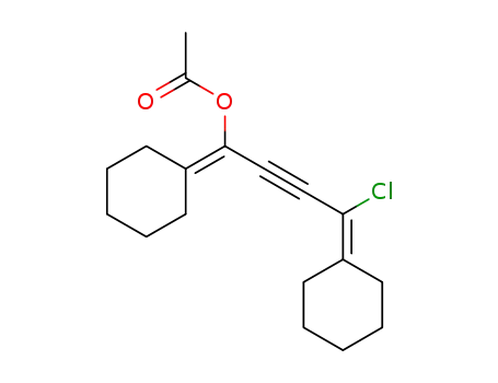 4-chloro-1,4-dicyclohexylidenebut-2-yn-1-yl acetate