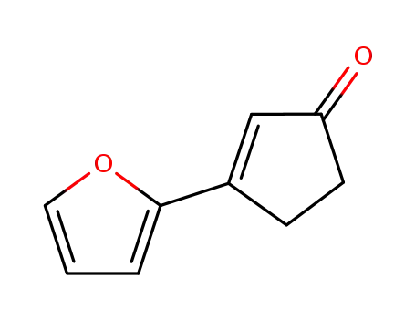 Molecular Structure of 112448-96-1 (2-Cyclopenten-1-one, 3-(2-furanyl)-)