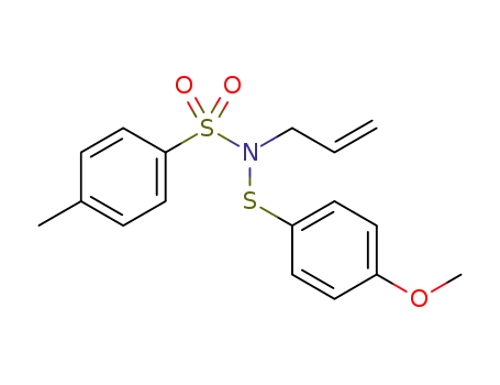 Molecular Structure of 1403961-71-6 (N-allyl-N-(4-methoxyphenylthio)-4-methylbenzenesulfonamide)