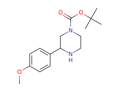 3-(4-메톡시-페닐)-피페라진-1-카르복실산 tert-부틸 에스테르