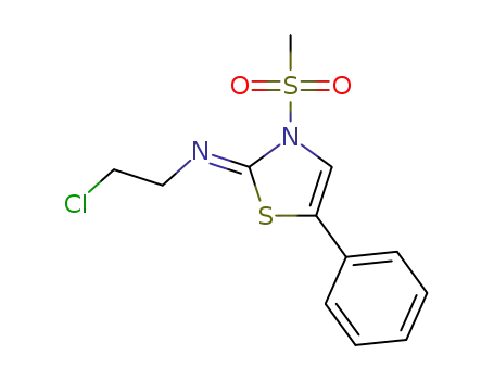 (Z)-2-chloro-N-(3-(methylsulfonyl)-5-phenylthiazol-2(3H)-ylidene)ethanamine