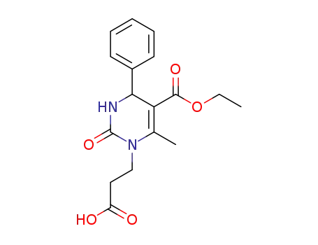 3-[5-(ethoxycarbonyl)-6-methyl-2-oxo-4-phenyl-3,4-dihydropyrimidin-1(2H)-yl]propanoic acid