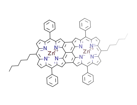 bis[(5-hexyl-10,20-diphenylporphyrin-13,15,17-triylato)zinc(II)]