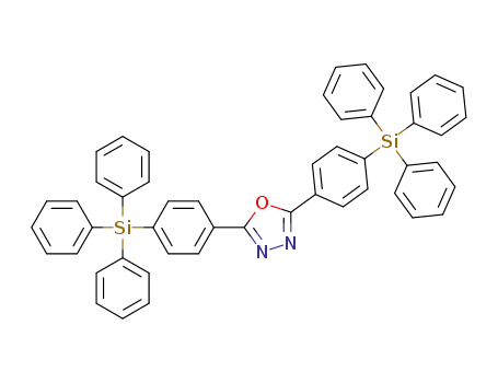 Molecular Structure of 950833-37-1 (2,5-bis(4-(triphenylsilyl)phenyl)-1,3,4-oxadiazole)