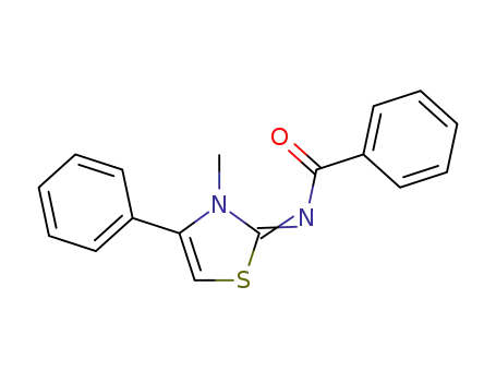 N-(3-methyl-4-phenylthiazol-2(3H)-ylidene)benzamide