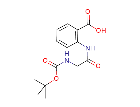 Benzoic acid, 2-[[[[(1,1-dimethylethoxy)carbonyl]amino]acetyl]amino]-